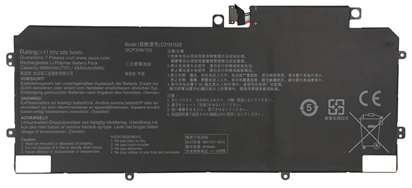Compatible Notebook Akku ASUS  for UX360CA-1A 