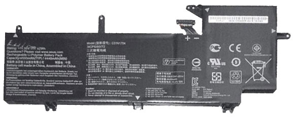 Ersatz Notebook Akku für ASUS UX561UD-BO005R Compatible Notebook Akku ASUS for UX561UD-BO005R