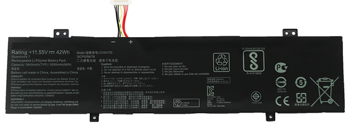 Ersatz Notebook Akku für ASUS VivoBook-Flip-14-SF4100F Compatible Notebook Akku ASUS for VivoBook-Flip-14-SF4100F