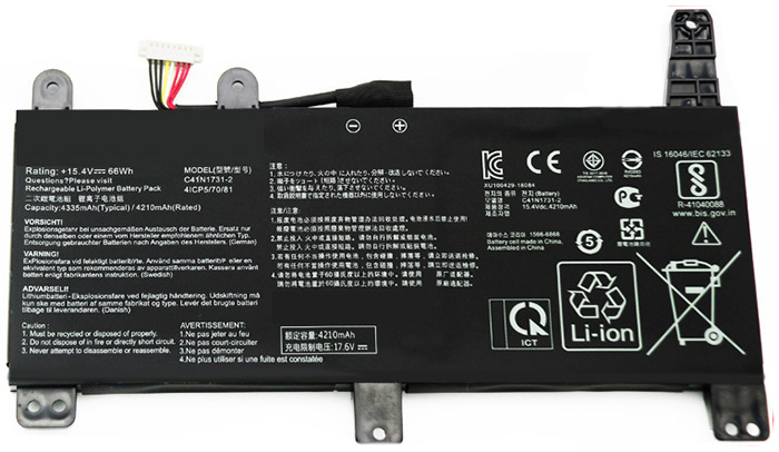 Compatible Notebook Akku asus  for Rog-Strix-G731 