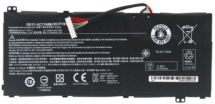 Ersatz Notebook Akku für acer TMX3410-MG Compatible Notebook Akku acer for TMX3410-MG