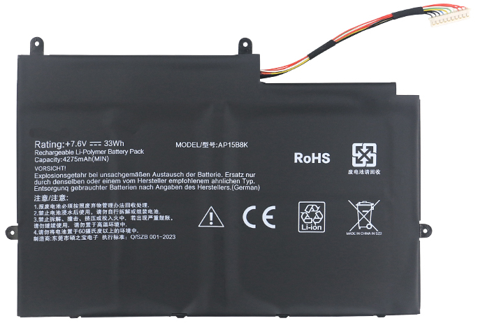 Ersatz Notebook Akku für ACER AP15B8K Compatible Notebook Akku ACER for AP15B8K