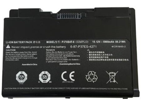 Compatible Notebook Akku CLEVO  for P370SM-A 