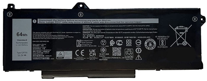 Compatible Notebook Akku dell  for GRT01 