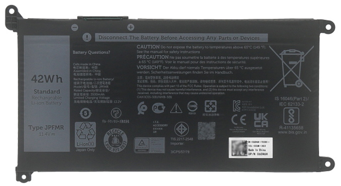 Ersatz Notebook Akku für dell 7MT0R Compatible Notebook Akku dell for 7MT0R
