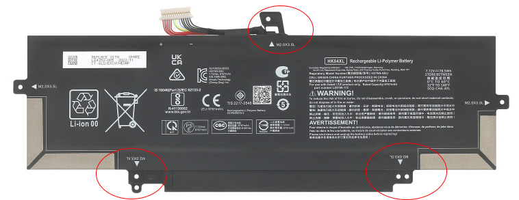 Ersatz Notebook Akku für HP L79376-1B1 Compatible Notebook Akku HP for L79376-1B1