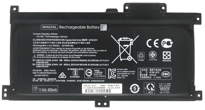 Ersatz Notebook Akku für HP Pavilion-X360-14-Ba-Series Compatible Notebook Akku HP for Pavilion-X360-14-Ba-Series