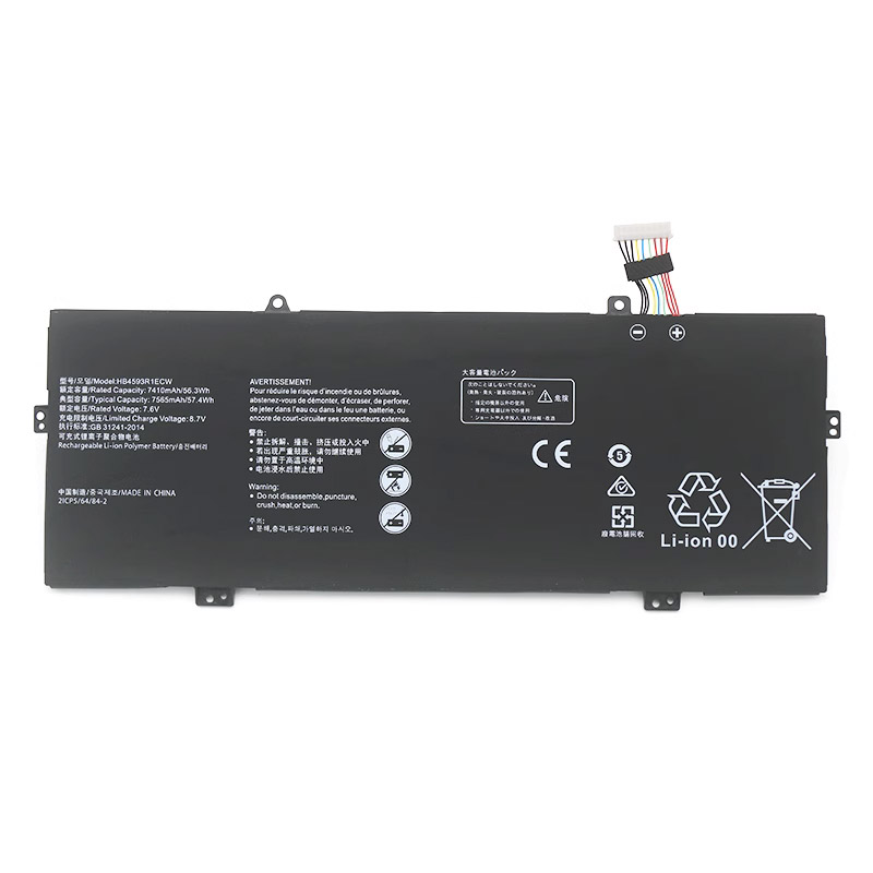 Ersatz Notebook Akku für HUAWEI HB4593R1ECW-22 Compatible Notebook Akku HUAWEI for HB4593R1ECW-22