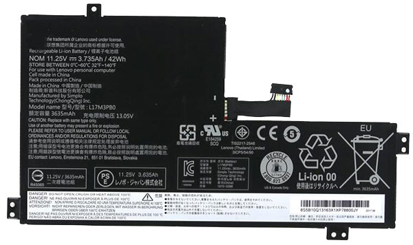 Ersatz Notebook Akku für LENOVO L17C3PG0 Compatible Notebook Akku LENOVO for L17C3PG0