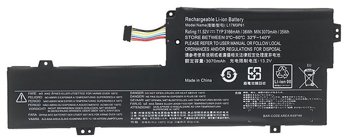 Ersatz Notebook Akku für LENOVO Ideapad-Flex-6-14IKB07 Compatible Notebook Akku LENOVO for Ideapad-Flex-6-14IKB07