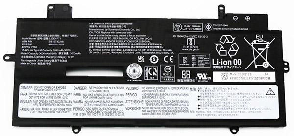 Ersatz Notebook Akku für LENOVO ThinkPad-X1-Carbon-9th-Gen Compatible Notebook Akku LENOVO for ThinkPad-X1-Carbon-9th-Gen