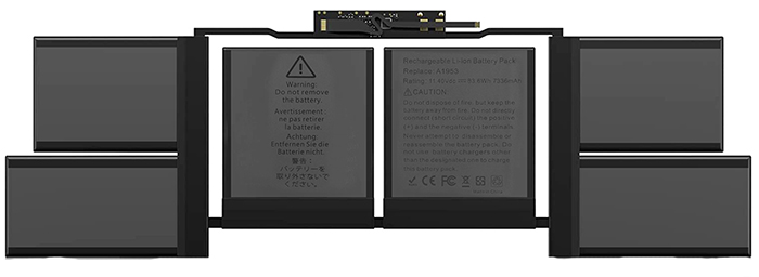 Ersatz Notebook Akku für APPLE MacBook-Pro-15-A1990-2019-Year Compatible Notebook Akku APPLE for MacBook-Pro-15-A1990-2019-Year