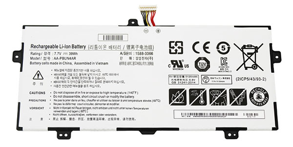 Ersatz Notebook Akku für SAMSUNG AA-PBUN4AR Compatible Notebook Akku SAMSUNG for AA-PBUN4AR