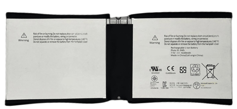 Ersatz Notebook Akku für Microsoft Surface-RT2-1572-Tablet Compatible Notebook Akku Microsoft for Surface-RT2-1572-Tablet