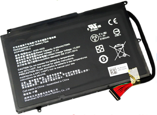 Ersatz Notebook Akku für RAZER BLADE-PRO-17-2019-RTX-2060 Compatible Notebook Akku RAZER for BLADE-PRO-17-2019-RTX-2060